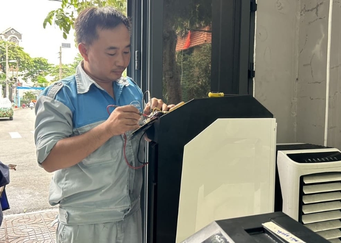 Sửa quạt hơi nước