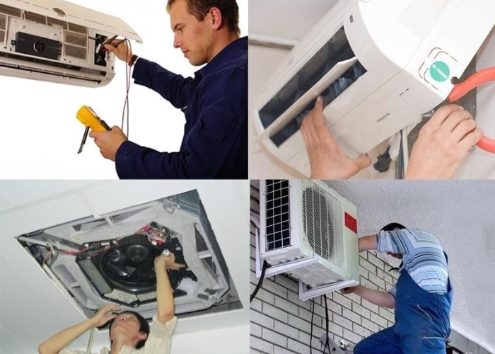 Tháp lắp máy lạnh