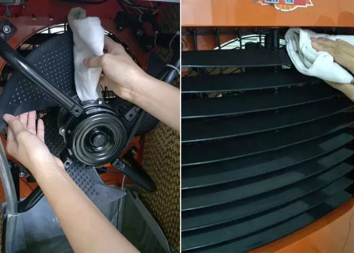 Vệ sinh quạt hơi nước